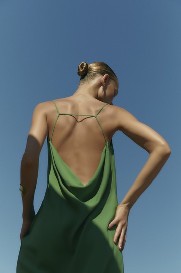 Vestido Decote Degage Matcha hover