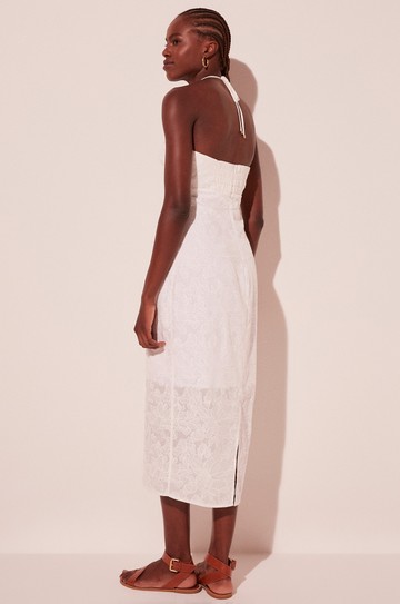 Vestido Midi Orquidea Off White hover