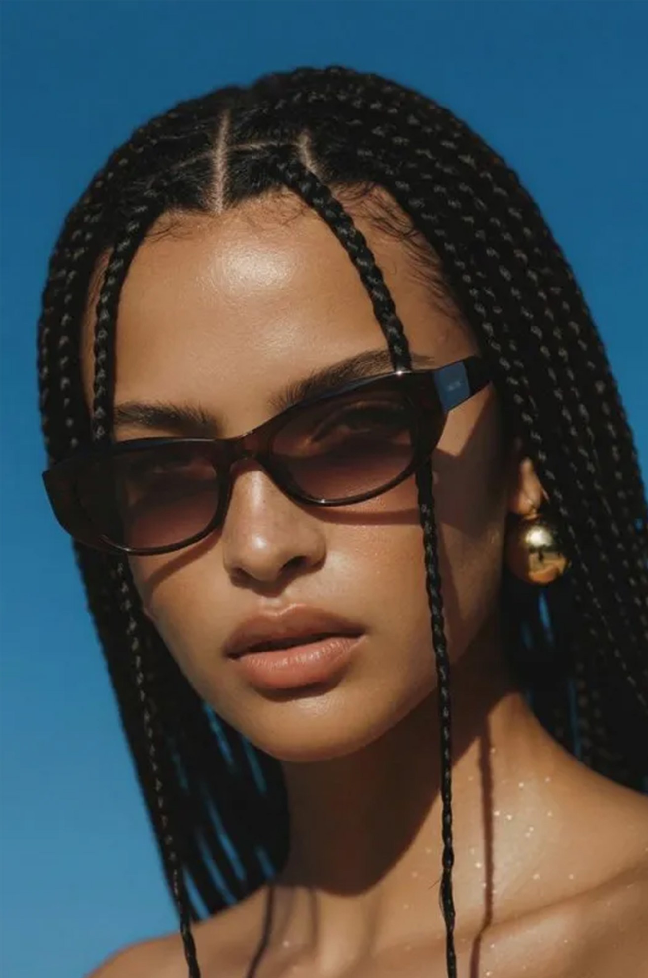 Óculos de sol Saint Marrom