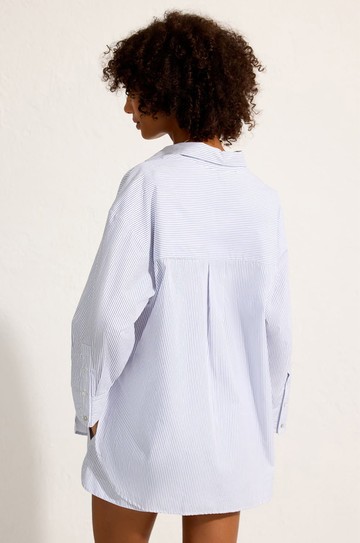 Camisa Listra Fio Tinto Marinho hover