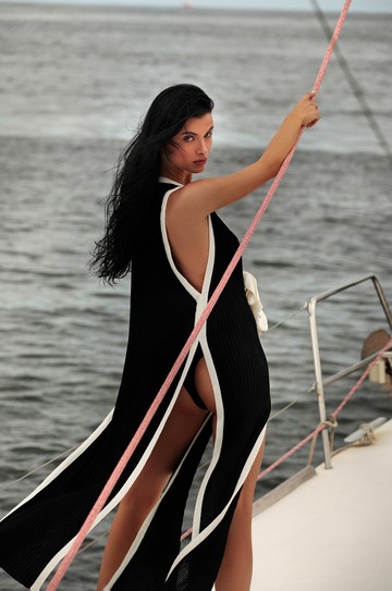 Saida Cannes Plissada Black hover