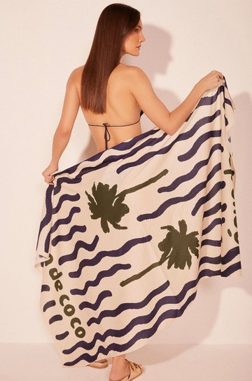 Canga De Praia Listrado Peixes hover