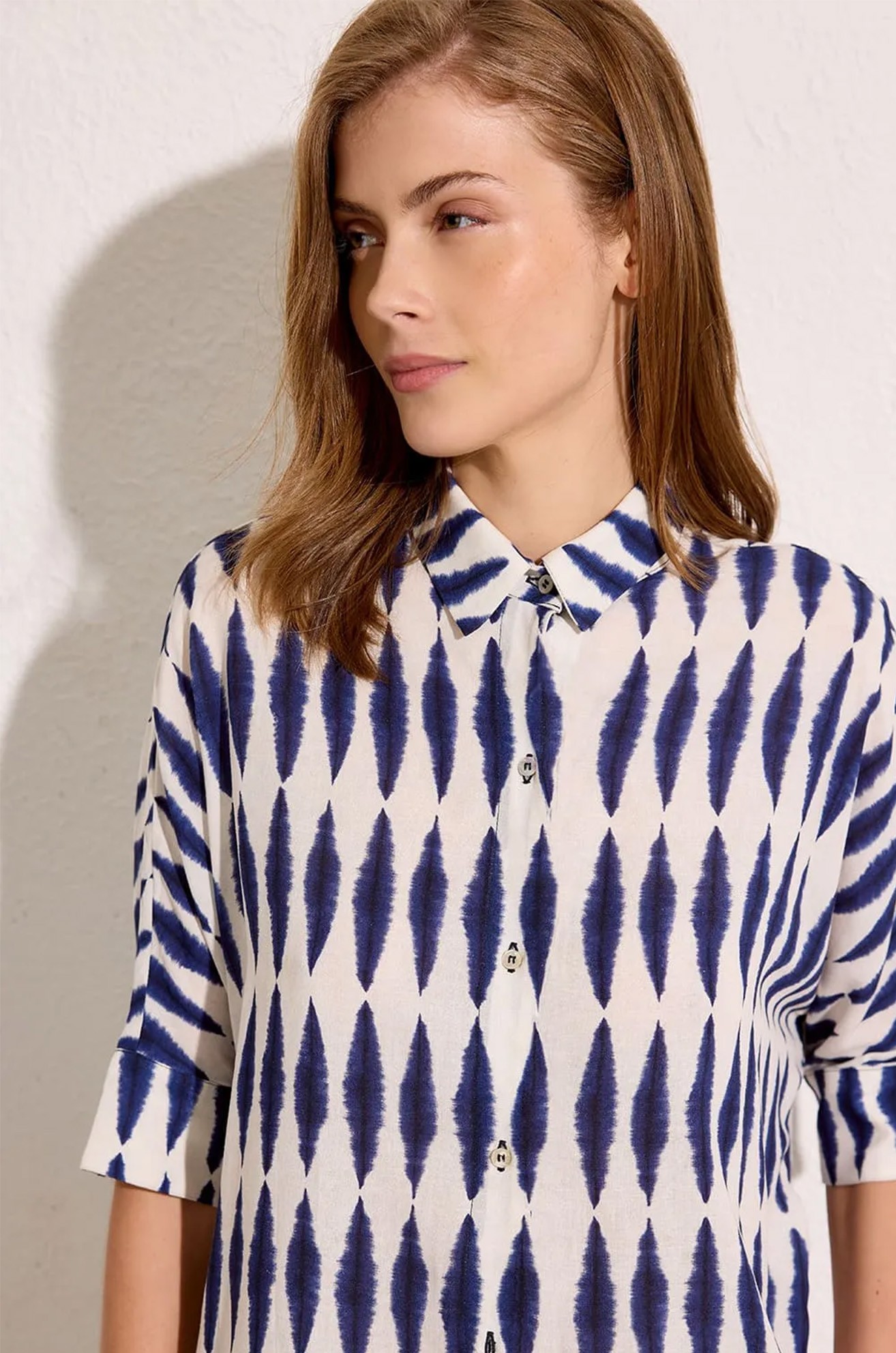 Camisa Ampla Cropped Formentera