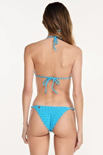 Calcinha Aleixo Xadrez Turquesa hover