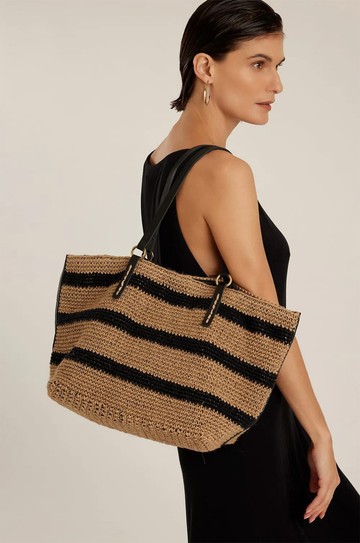 Bolsa Listras Rami Natural