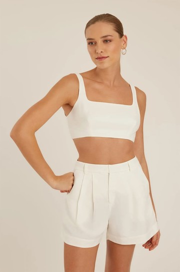 Top Alfaiataria Off White