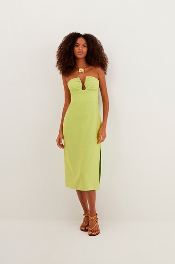 Vestido Midi Della Honeydew