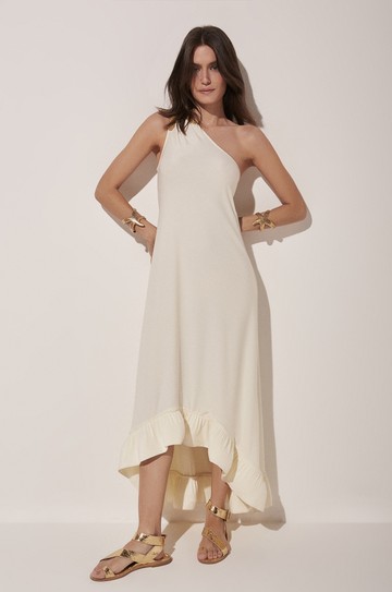 Vestido Longo Estrelas Croche