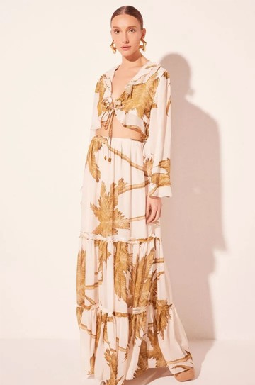 Saia Longa Palmeiras Douradas