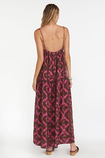 Vestido Pilar Ikat Brown hover