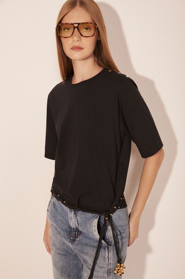 Camiseta Manga Curta Essencia Preto hover