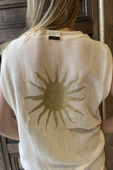 Regata Casual Tela Natural hover