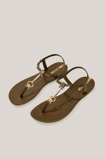 Sandália Bridao Argola Verde