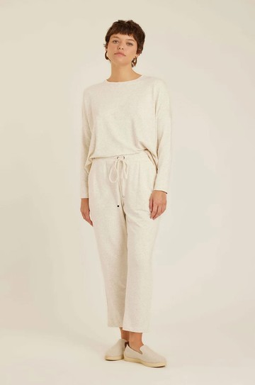 Calça Moletinho Linho Natural