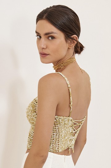 Top Celeste Off White hover