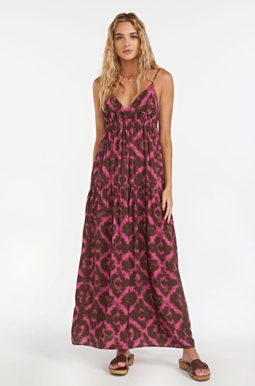 Vestido Pilar Ikat Brown