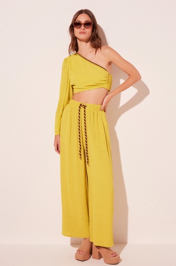 Top Ombro Só Citrus Amarelo