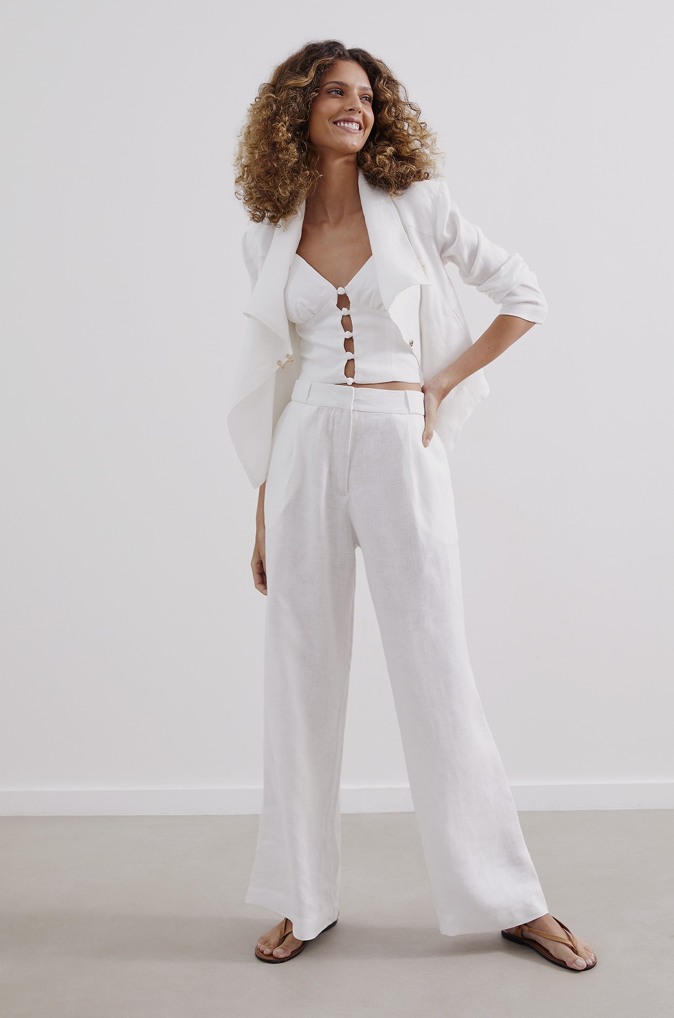 Jaqueta Mina Off White