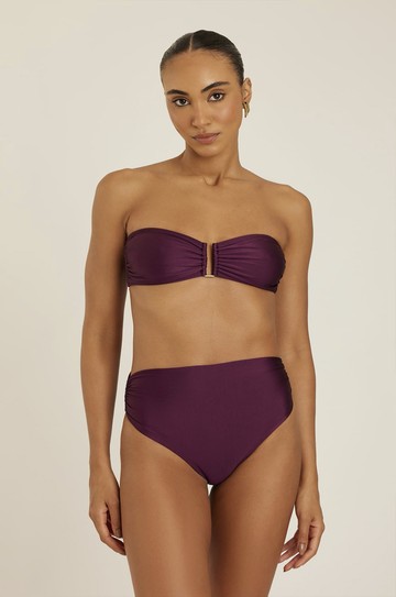 Top Bandeau Rita Ameixa