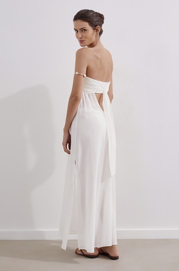 Saida Longa Davina Off White hover