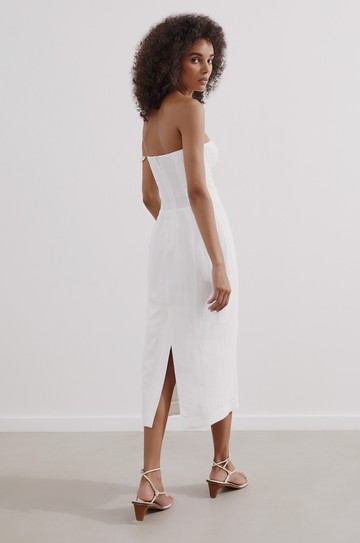 Vestido Midi Inara Off White hover