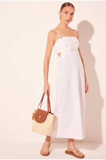 Vestido Midi Solene Branco