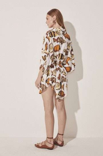 Capa Kimono Curto Peixes hover