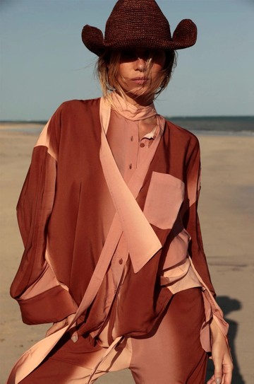 Camisa Leona Terracota