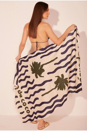 Canga De Praia Listrado Textura