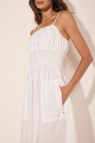 Vestido Midi Essencia Off White hover