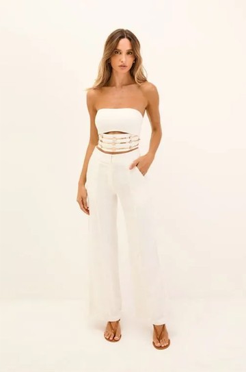 Calça Estela Off White