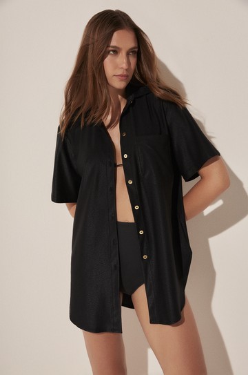 Camisa Manga Curta Argila