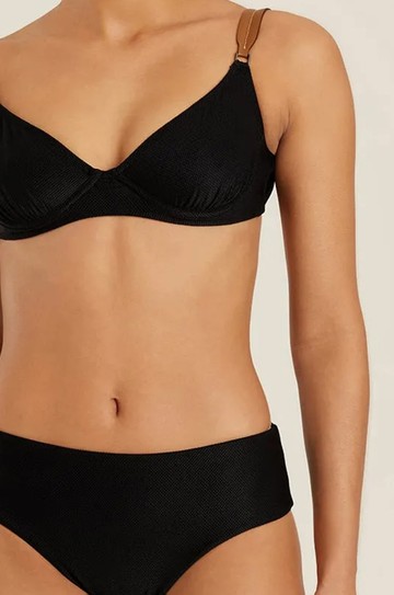 Sutiã Meia Taça Gigi Detalhe Preto hover