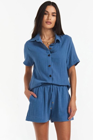 Camisa Sleep Azul hover