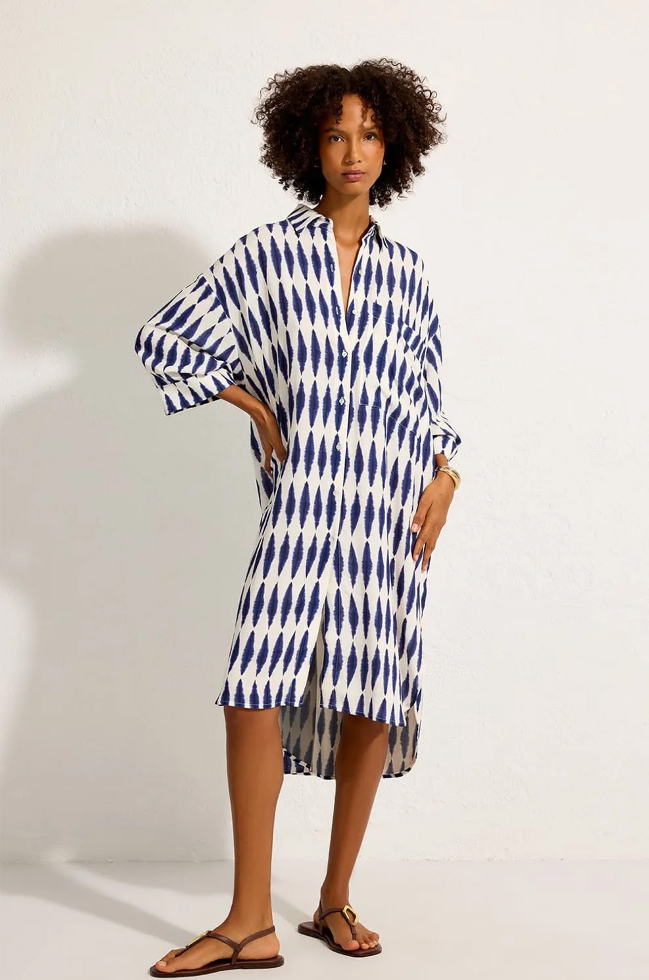 Chemisier Manga 7/8 Formentera