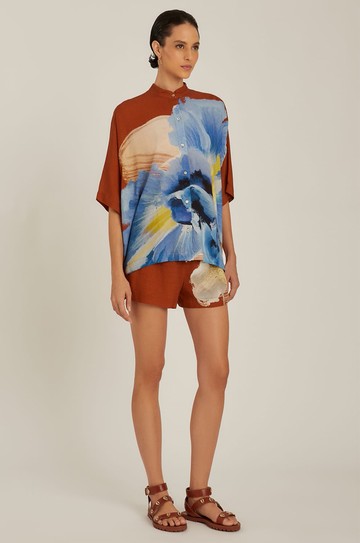 Short Cós Elastico Georgia Lilas