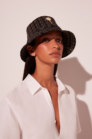 Chapéu Aba Media Tweed Noite hover