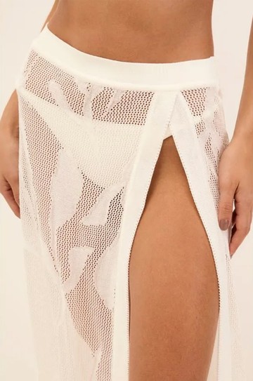 Saia Longa Adara Tricot Off White hover
