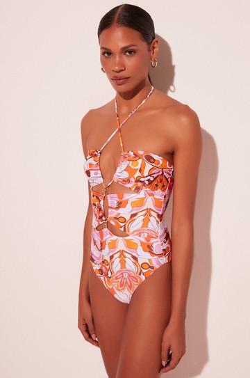 Maiô Faixa Borboletas Abstratas