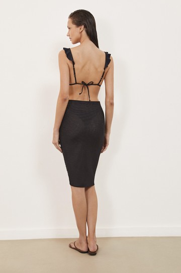 Saia Midi Frida Black hover