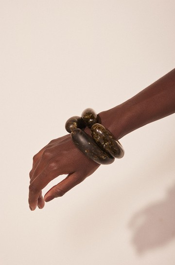 Pulseira De Resina Hydra Preto