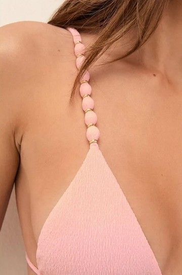 Top Tri Paralelo Beads Rosewater hover