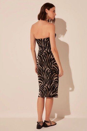 Vestido Midi Tigrado hover