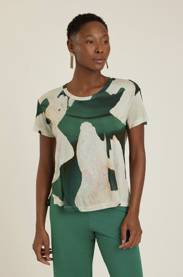 Blusa Quadri Est Costa Verde