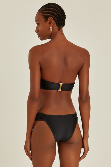 Calça Drapeada Preto hover