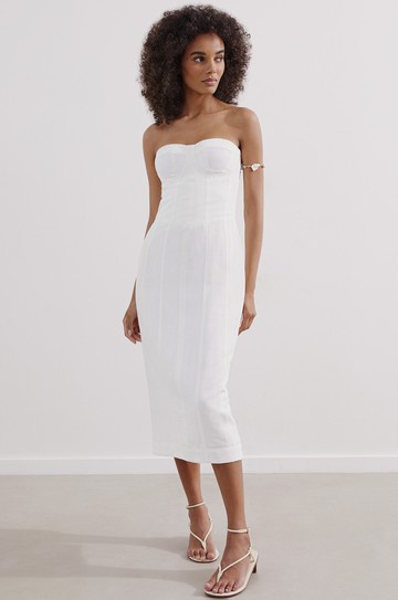 Vestido Midi Inara Off White