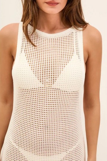 Saída longa Hanna Tricot Off White hover