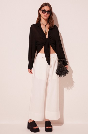 Calca Pantacourt Alfaiataria Radiante