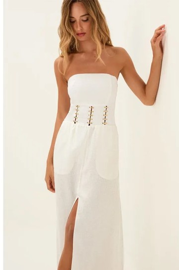 Vestido Midi Greta Off White