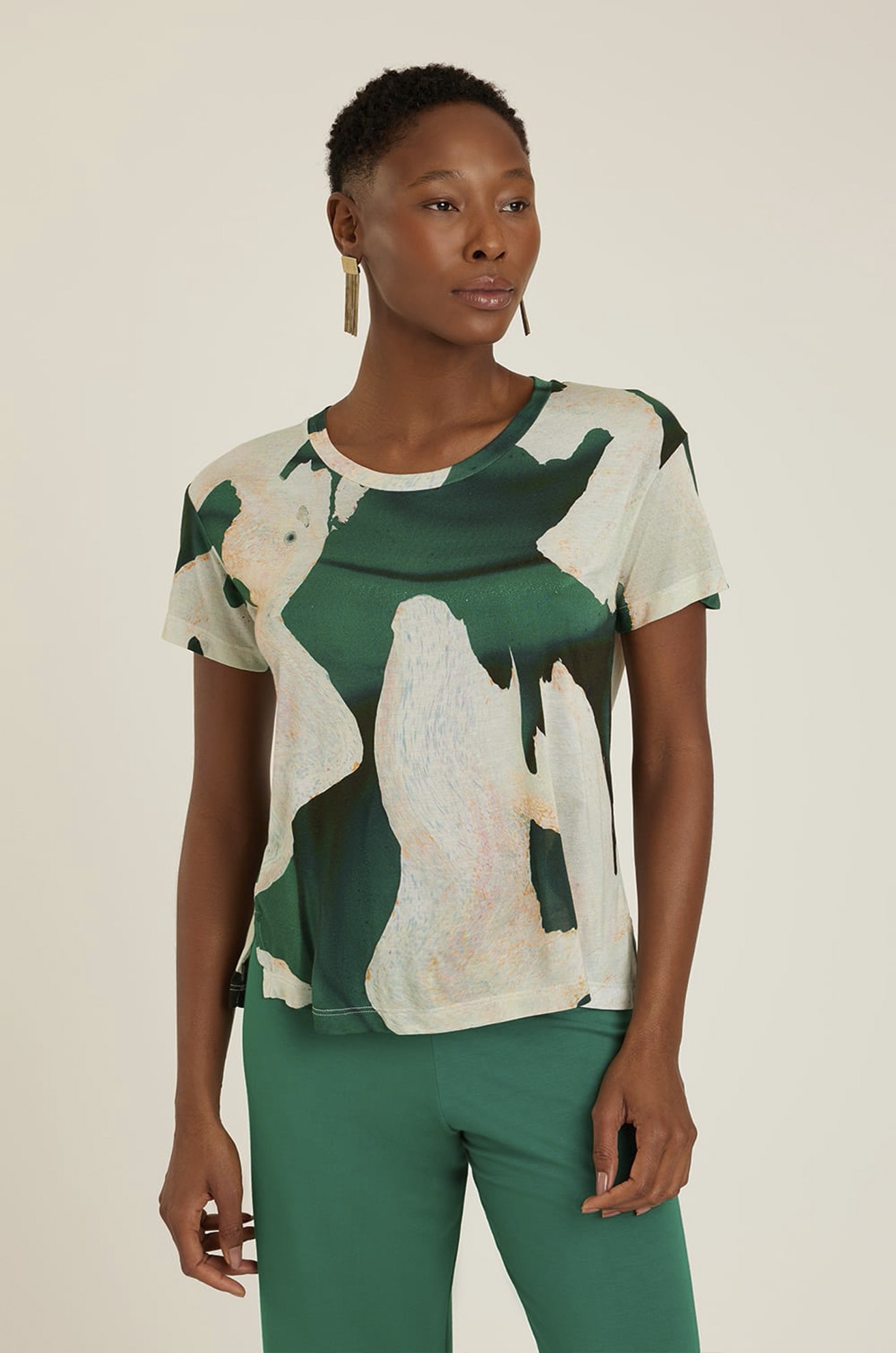 Blusa Quadri Est Costa Verde